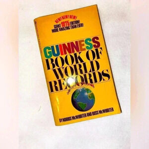 1975 Soft Cover Book-Guinness Book of World Records by N. & R. McWhirter